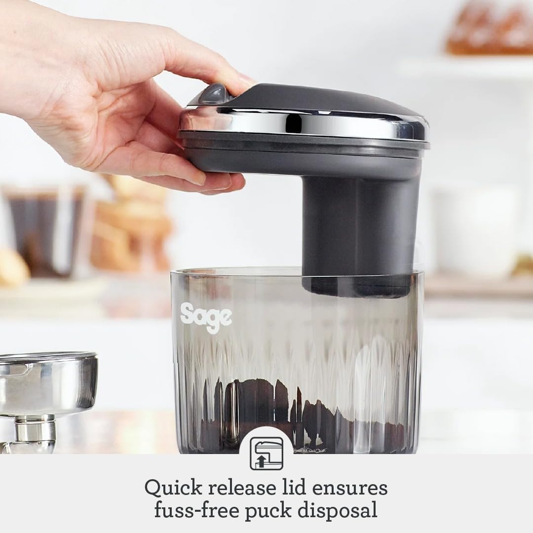 Sage - The Puck Sucker - Compatible with Sage Oracle and Dual Boiler Series - Quiet Vacuum Extraction, Easy Clean-Up