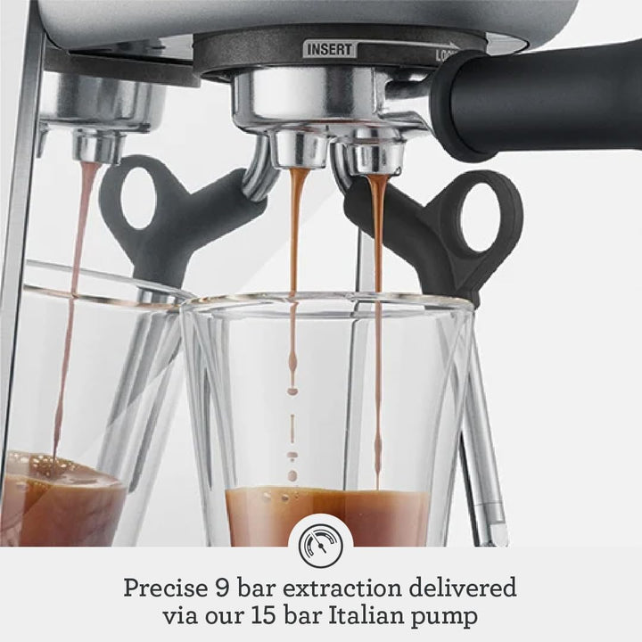 Sage - The Bambino - Compact Coffee Machine with Automatic Milk Frother, Brushed Stainless Steel