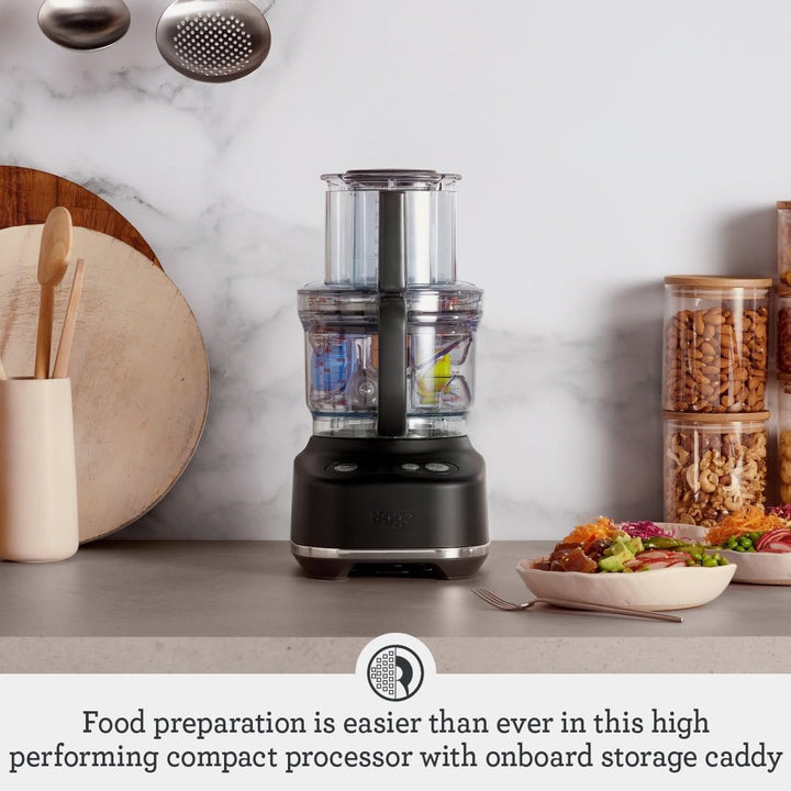 Sage - The Paradice 9 Food Processor - With Dicing Kit, S-blade, Reversible Shredder, Adjustable Slicer & Dough Blade, Brushed Stainless Steel