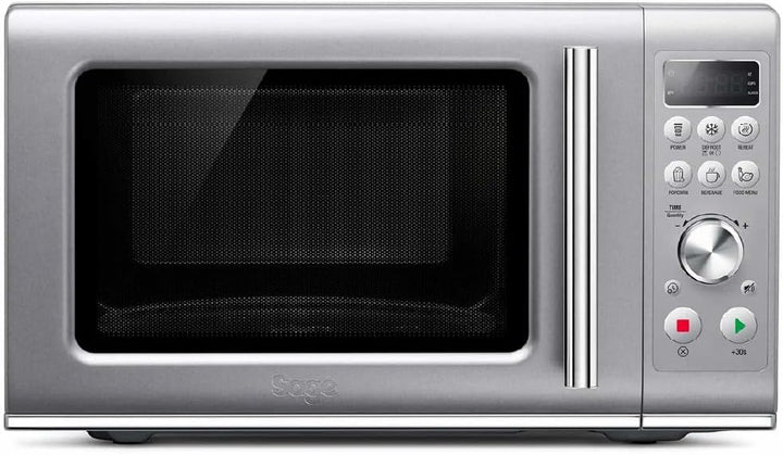 Sage - The Compact Wave Soft Close Microwave, Silver