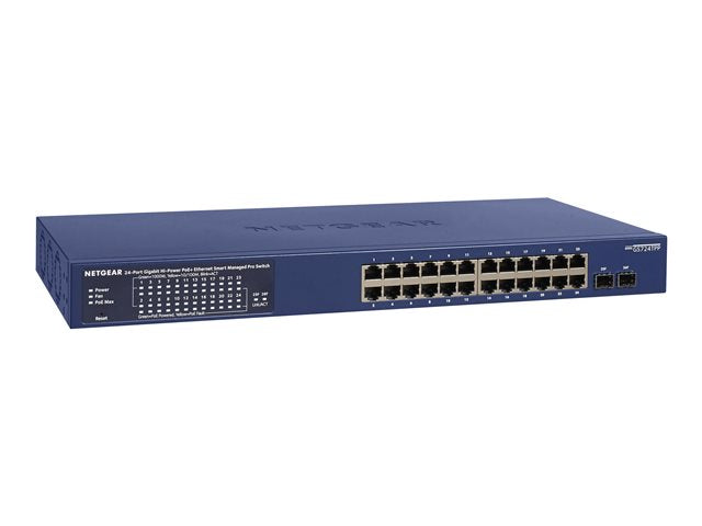 TieDex UK NETGEAR Smart GS724TPP - switch - 24 ports - smart - rack-mountable