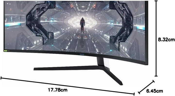 Samsung Odyssey G9 Curved Gaming Monitor, 49 Inch, 240hz, 1000R, 1ms, 1440p, Black White