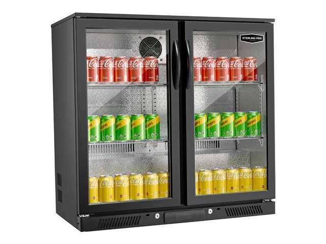 TieDex UK Sterling Pro Green SP2HC-BH - drinks chiller - freestanding - black