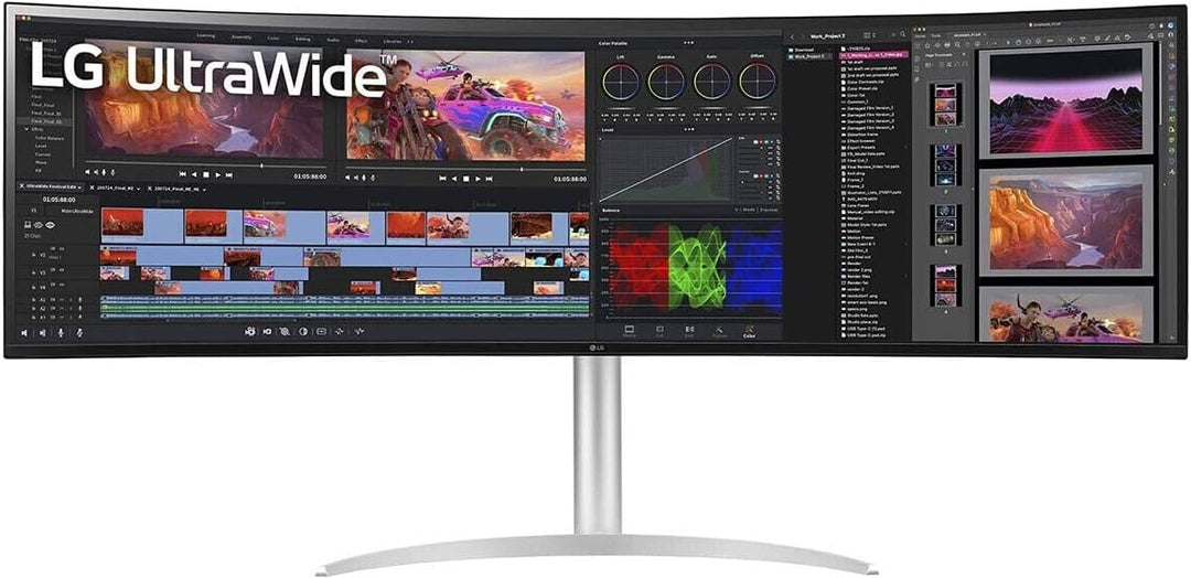 LG UltraWide 49WL95C 49 Inch Curved Monitor 32:9 Dual QHD IPS HDR10 and USB Type-C, Black