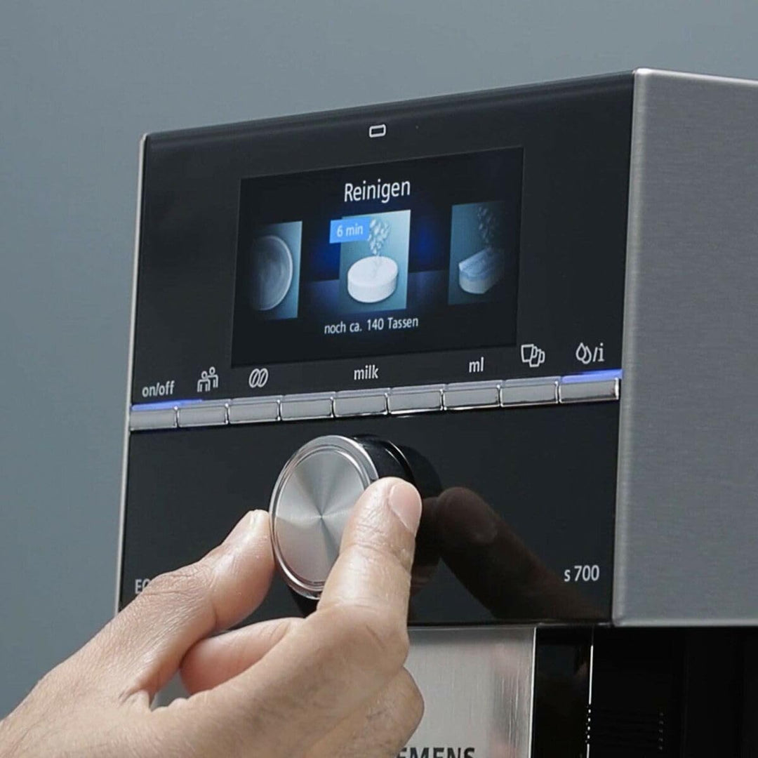 Siemens TZ80001B Cleaning Tablets EQ Bean to Cup Coffee Machines, White (Packaging may vary)