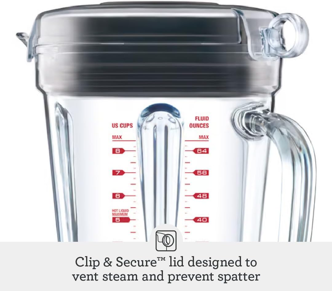 Sage - The Q Quick Super Blender - 2400W Power, 4 One Touch Programs, 5 Speed Settings - Food Processor, Smoothie Maker - Blend, Chop, Mix, Puree - 2L Capacity, Auto Clean Function - Smoked Hickory