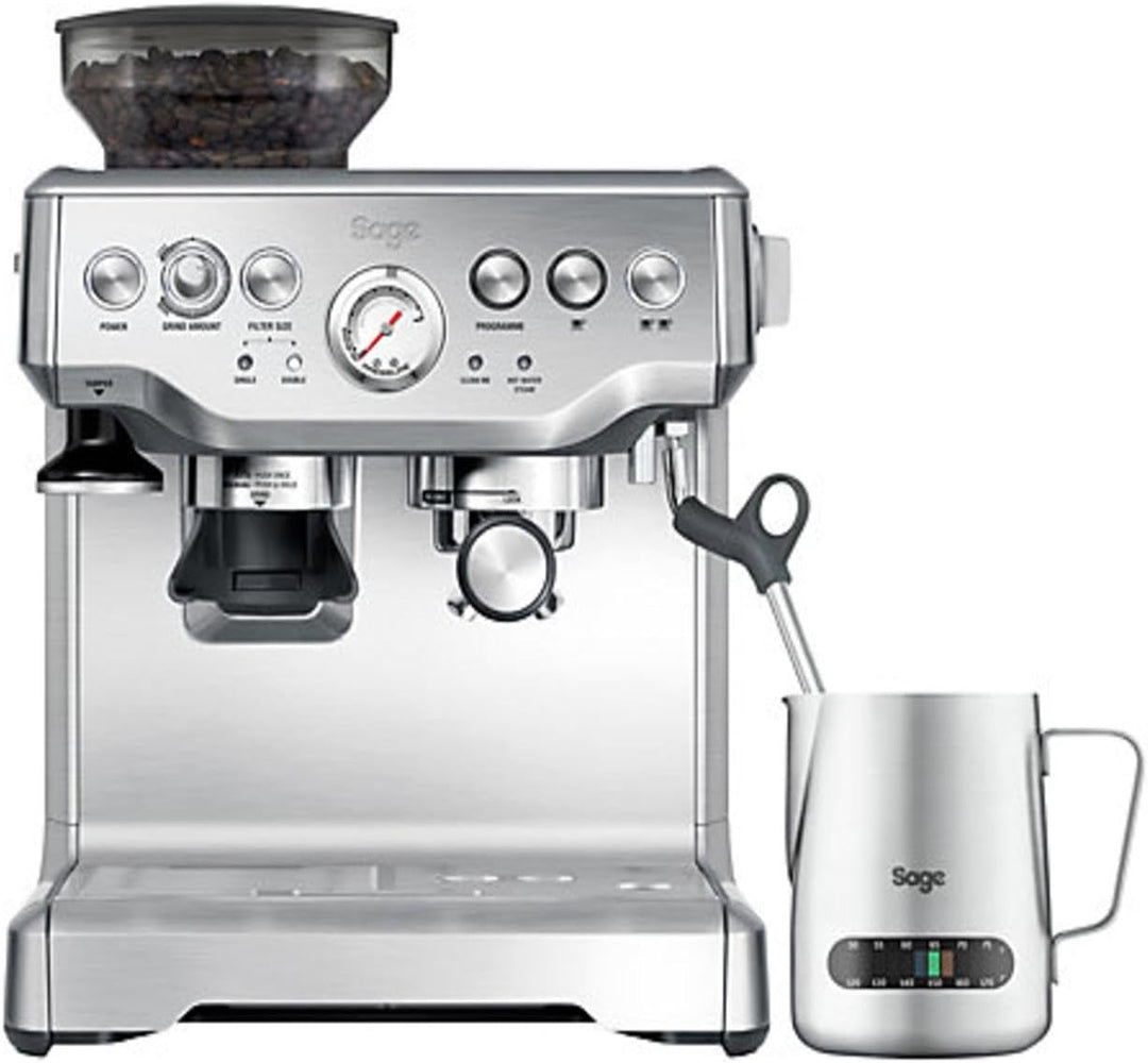 Sage Barista Express, Bean to Cup Machine, Brushed Stainless Steel BES875UK