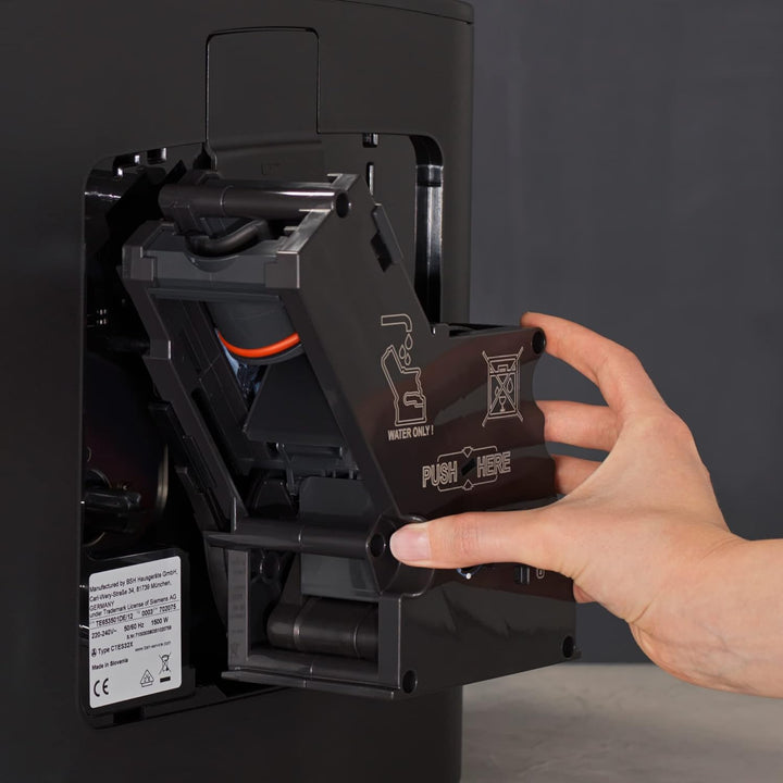 Siemens TE653M11GB EQ6 plus S300, Bean to Cup Fully Automatic Espresso Coffee Machine with milk system, 10 coffee varieties, 2 user profiles - Titanium