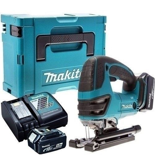 Makita DJV180Z 18V LXT Li-ion Jigsaw with 2 x 5.0Ah Batteries &amp; Charger in Case
