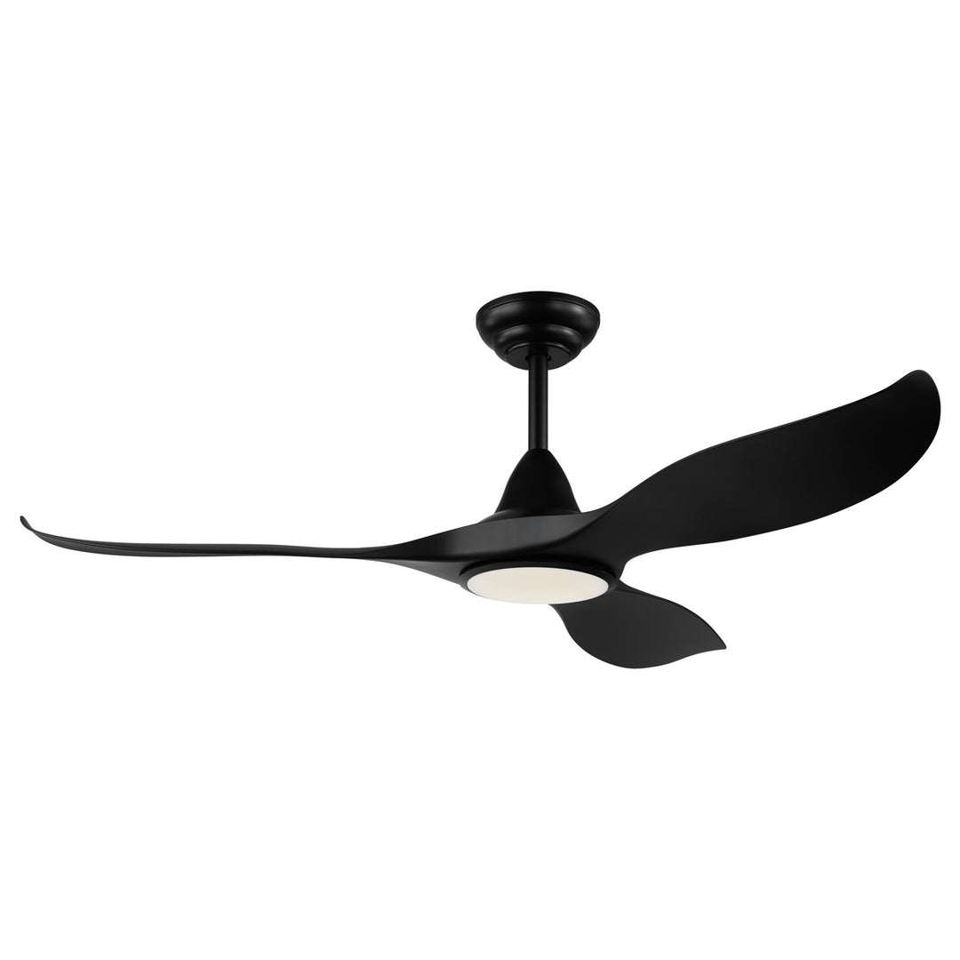 Eglo Cirali Ceiling Fan with DC Motor and LED Light in Black