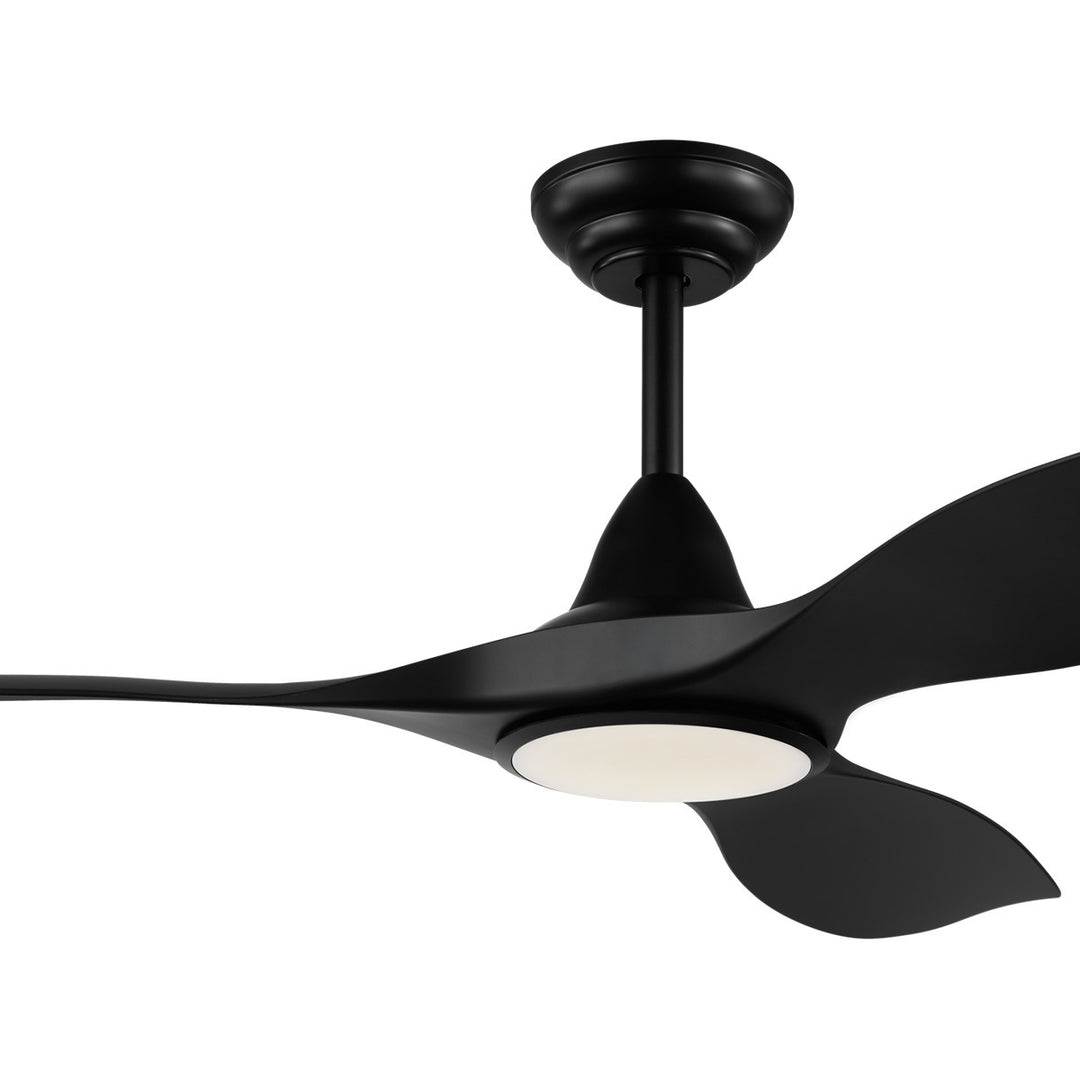 Eglo Cirali Ceiling Fan with DC Motor and LED Light in Black