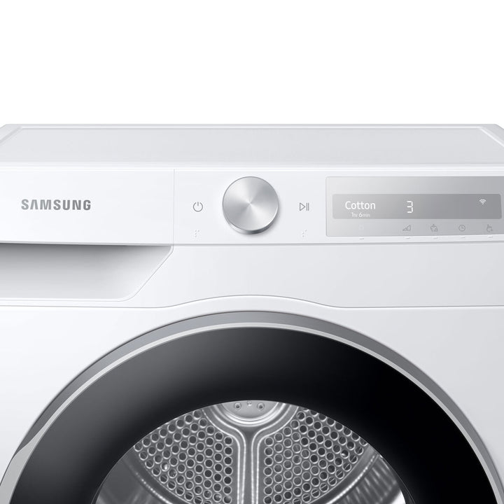 Samsung Series 6 DV90T6240LH/S1, 9kg, Heat Pump Tumble Dryer, A+++ Rated in White