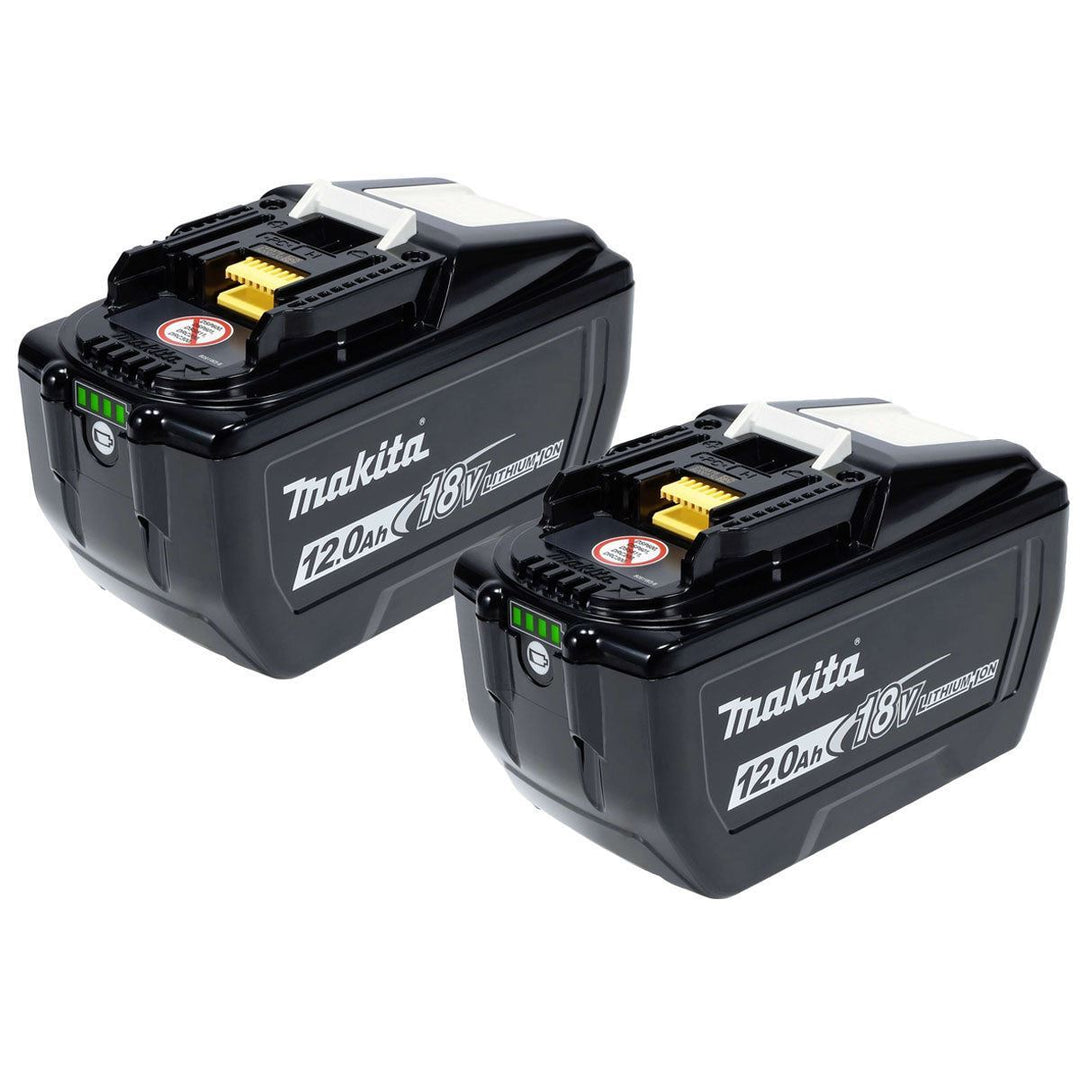 Makita BL18120 18V LXT Li-ion 12.0Ah Genuine Battery 1915J2-8 Twin Pack