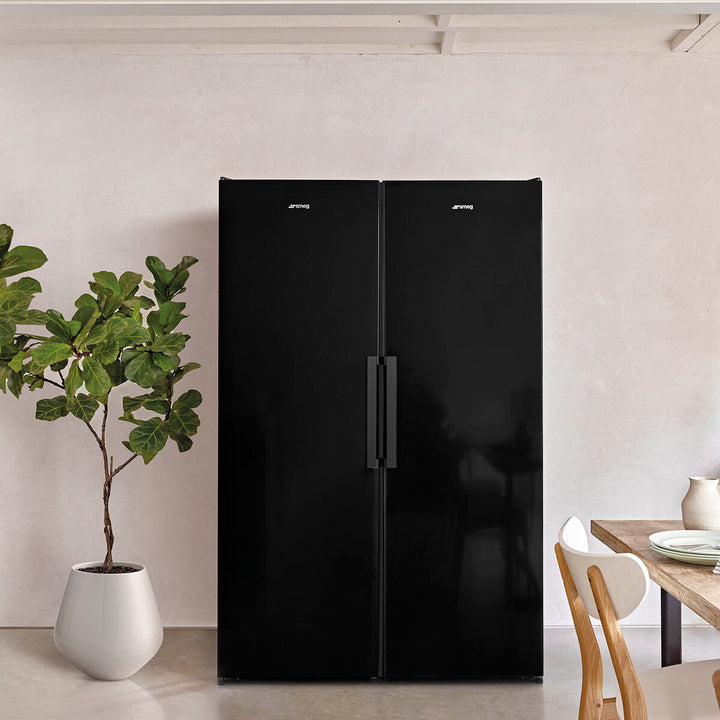 Smeg UKFF18EN2HB, Freezer, E Rated in Black