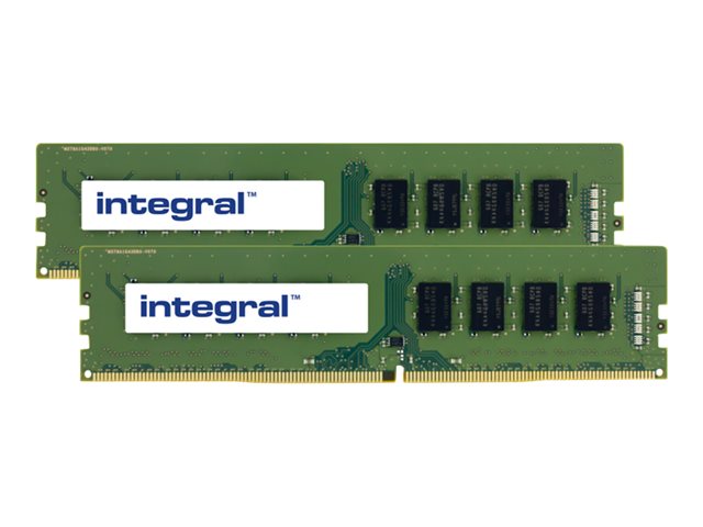 TieDex UK Integral - DDR4 - kit - 64 GB: 2 x 32 GB - DIMM 288-pin - 2666 MHz / PC4-21300 - unbuffered