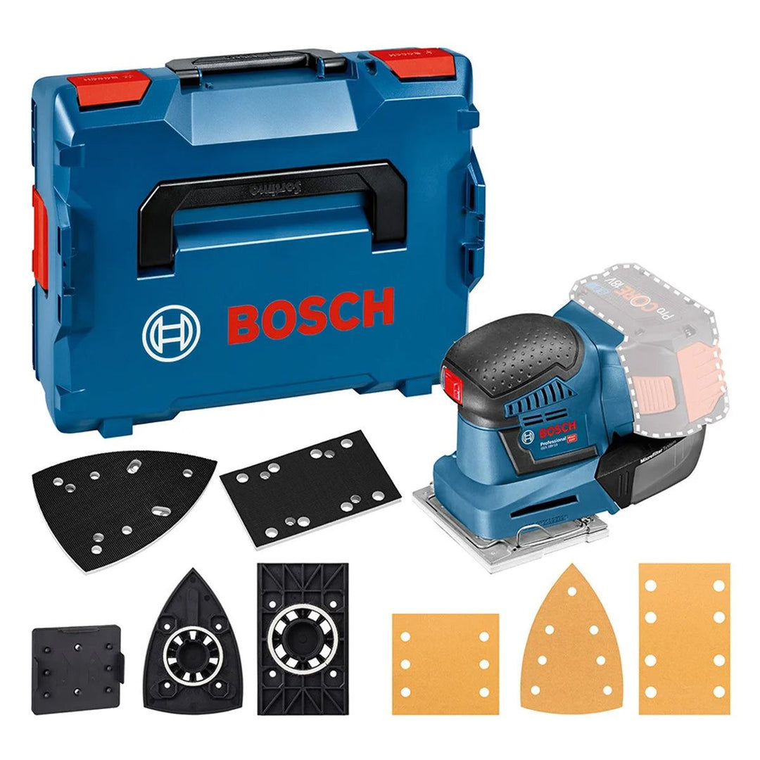 Bosch GSS 18V-10 Professional Orbital Sander With L-BOXX Body Only 6019D0202