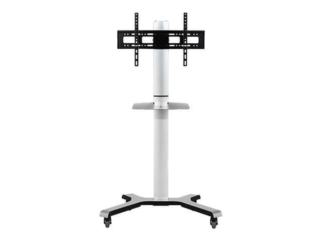 TieDex UK B-TECH XRTROLLEY stand - for flat panel - trolley - black & silver