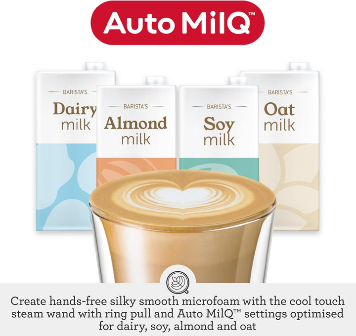 Sage - The Oracle Dual Boiler, Bean to Cup Coffee Machine with Manual and Automatic Milk Frother, 45 Grind Settings - 16 Pre-Set Recipes Incl. Espresso, Cappuccino, Flat White - Stainless Steel