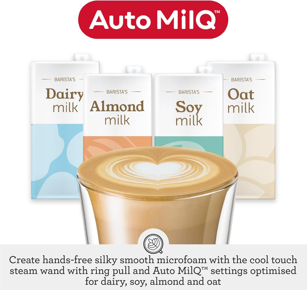 Sage - The Oracle Dual Boiler, Bean to Cup Coffee Machine with Manual and Automatic Milk Frother, 45 Grind Settings - 16 Pre-Set Recipes Incl. Espresso, Cappuccino, Flat White - Stainless Steel