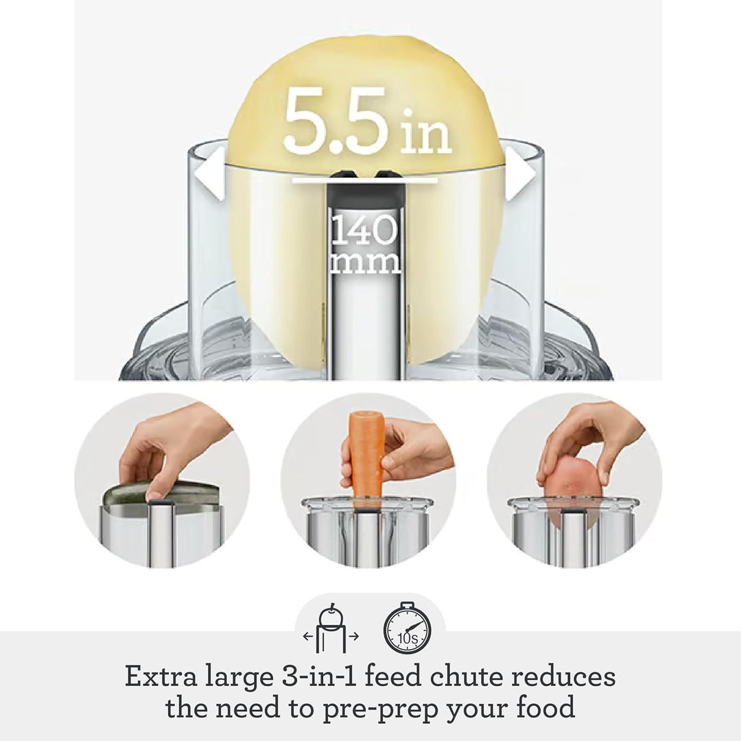 Sage - The Paradice 16 Food Processor - Multifunctional Vegetable Chopper, Dicer, Slicer, Shredder, Blender & Grater - 900W - Stainless Steel