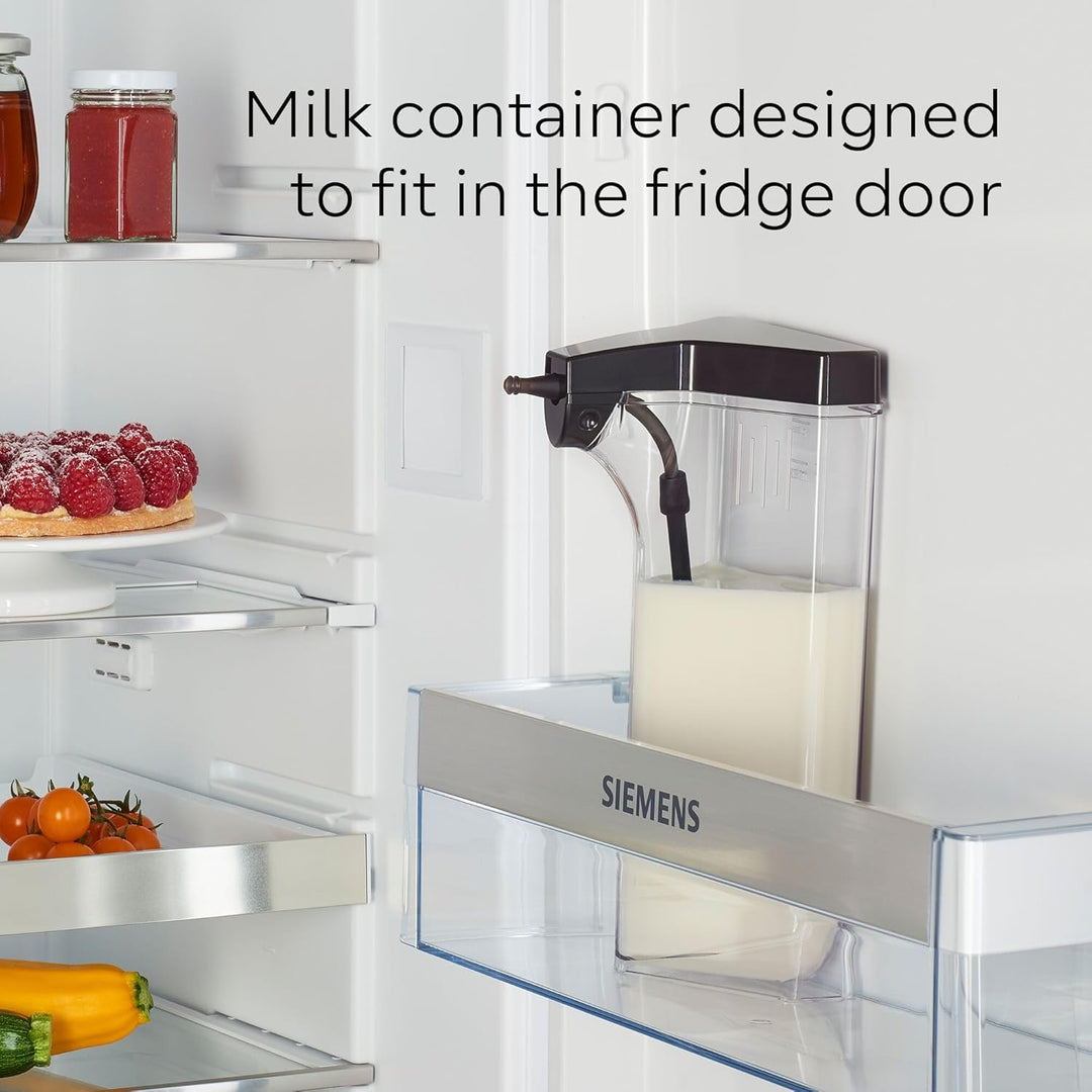 SIEMENS EQ700 Fully Automatic Bean to Cup Coffee Machine, 5" Touch Screen Display, Cold Brew/Slow Brew, Integrated Milk Container, 30+ Coffee Beverages with Home Connect, TQ717GB3