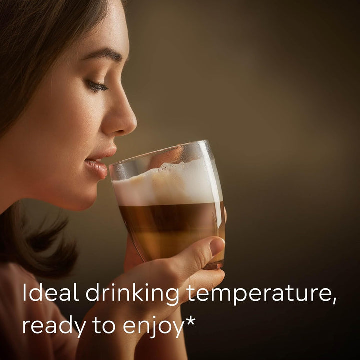 SIEMENS EQ900 Plus Fully Automatic Bean to Cup Coffee Machine, 6.8" Touch Screen Display, Auto Descaling/Cleaning, dual bean containers, baristaMode, beanIdent System, Home Connect, TQ907GZ3