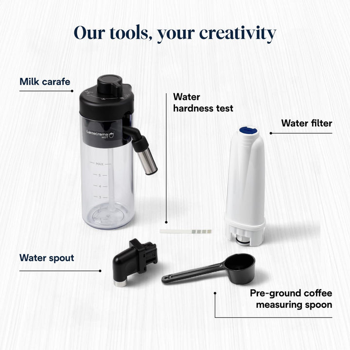 De'Longhi ECAM322.70.SB Magnifica Plus Automatic Coffee Machine with LatteCrema Hot, Bean to Cup Espresso Machine with 18 One-Touch Recipes, Full-Touch Control Panel, 1450W, Silver/Black