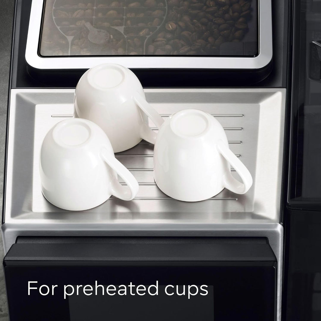 SIEMENS EQ700 Fully Automatic Bean to Cup Coffee Machine, 5" Touch Screen Display, Cold Brew/Slow Brew, Integrated Milk Container, 30+ Coffee Beverages with Home Connect, TQ717GB3