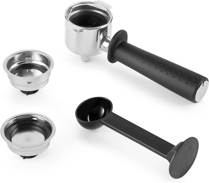 De'Longhi Stilosa EC230.BK, Traditional Barista Pump Espresso Machine, Espresso and Cappuccino, 2 cups, Black