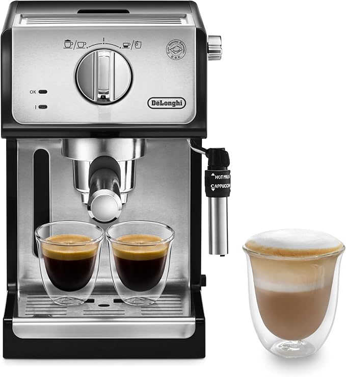 De'Longhi ECP35.31Traditional Barista Pump Espresso Machine, Coffee and Cappuccino Maker, Black
