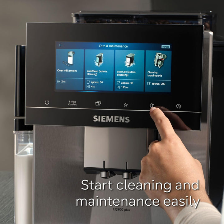 SIEMENS Multipack 1x Cleaning and Descaling Cartridge TZ800Z3 for EQ900plus Fully Automatic Coffee Machines, Content 1 Cleaning and 1 Descaling Cartridge