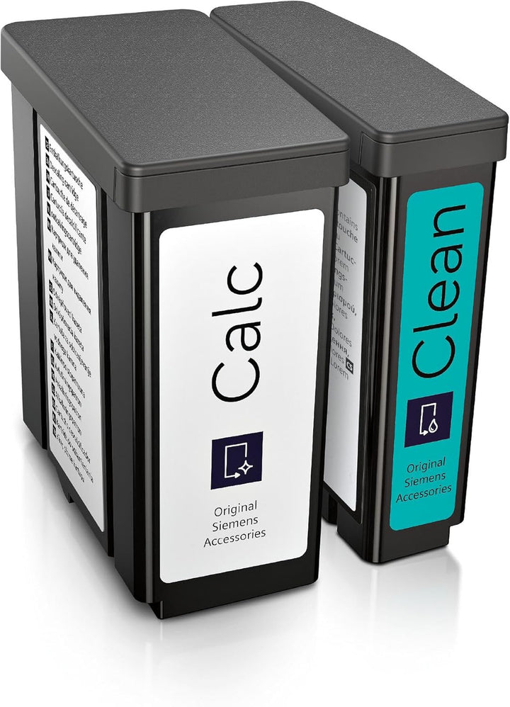 SIEMENS Multipack 1x Cleaning and Descaling Cartridge TZ800Z3 for EQ900plus Fully Automatic Coffee Machines, Content 1 Cleaning and 1 Descaling Cartridge