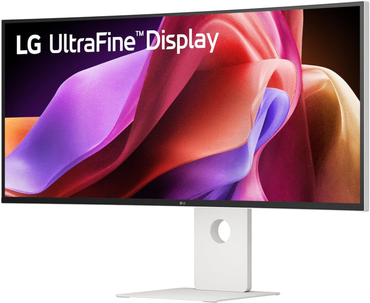 LG UltraFine Monitor 40U990A - Curved UltraWide 5K2K (5120 x 2160p) Nano IPS Black 40 Inch, 120Hz, 5ms, DCI-P3 99%, HDR 600, FreeSync Premium, Speakers, Thunderbolt 5, HDMI 2.1, DP2.1, White