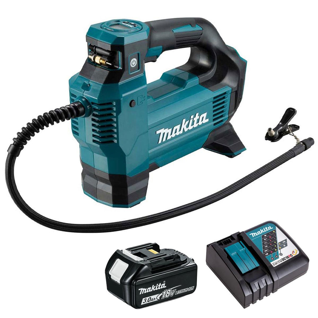 Makita DMP181Z 18V LXT Inflator Pump with 1 x 3.0Ah Battery &amp; Charger