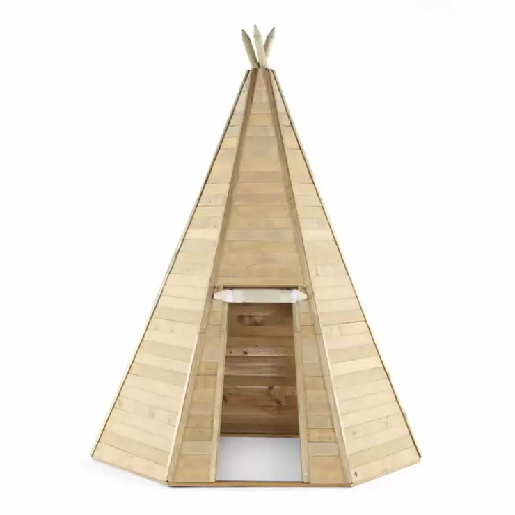 Plum (3.3m) Grand Wooden Teepee Hideaway with Floor (3+ Years)