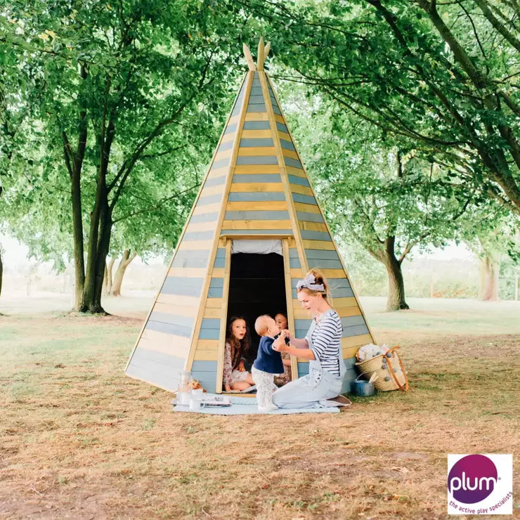 Plum (3.3m) Grand Wooden Teepee Hideaway with Floor (3+ Years)