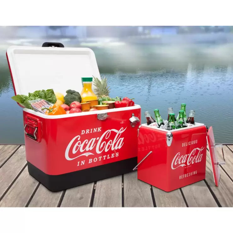 Coca-Cola Stainless Steel Ice Chest Bundle
