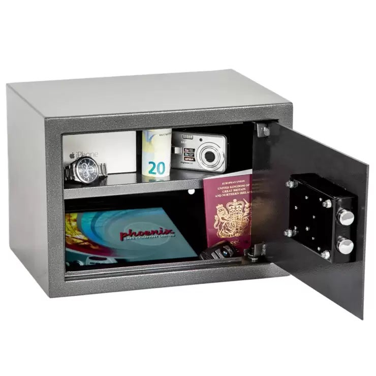 Phoenix 17 Litre Vela Home and Office SS0802K Security Safe with Key Lock