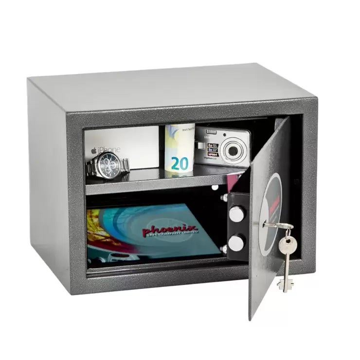 Phoenix 17 Litre Vela Home and Office SS0802K Security Safe with Key Lock