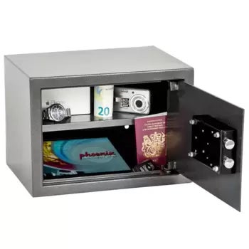 Phoenix 17 Litre Vela Home and Office SS0802K Security Safe with Key Lock