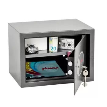 Phoenix 17 Litre Vela Home and Office SS0802K Security Safe with Key Lock