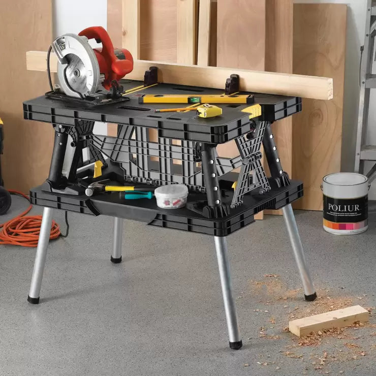 Keter Folding Worktable with Clamps