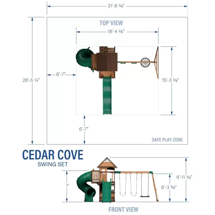 Backyard Discovery Cedar Cove Playcentre (3-10 Years)