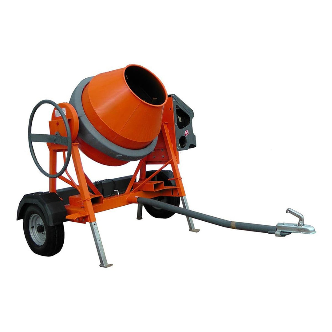 Belle UK35P1E01 AT350 Electric Road Tow Concrete Mixer 220V Power & Reliable Performance