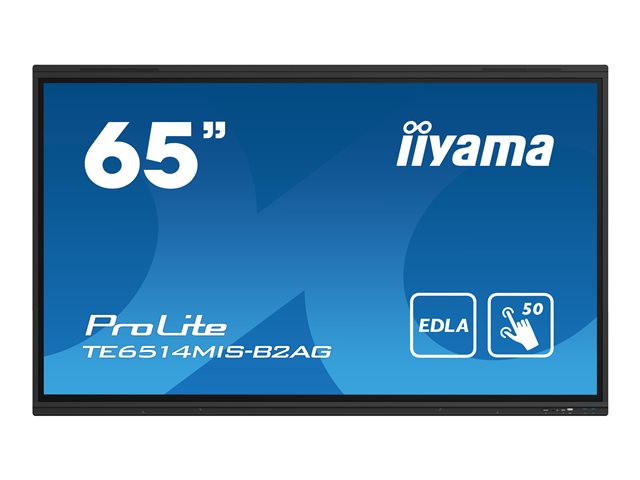 TieDex UK iiyama ProLite TE6514MIS-B2AG 65" LED-backlit LCD display - 4K - for digital signage / interactive communication