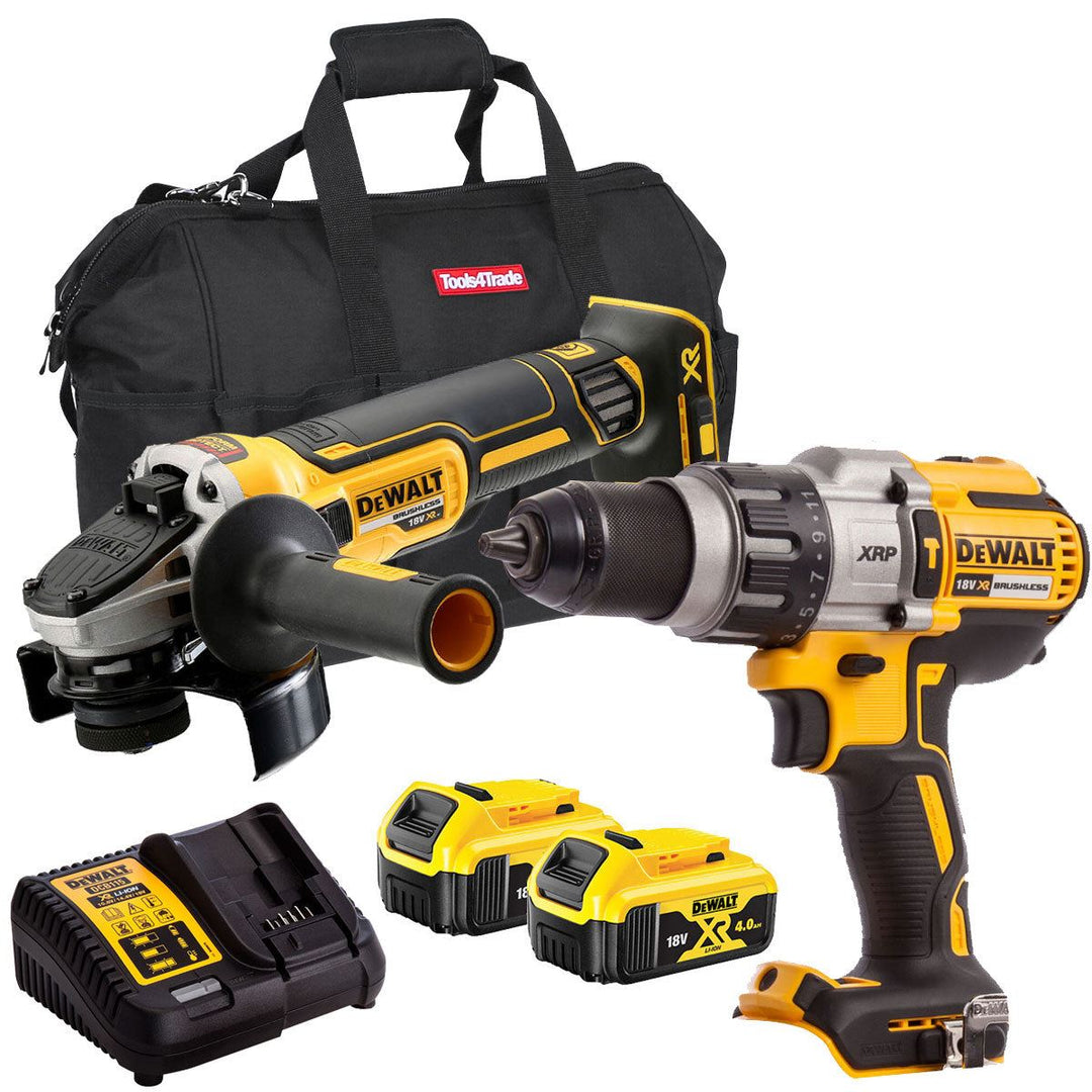 Dewalt 18V 2 Piece Power Tool Kit with 2 x 4.0Ah Batteries T4TKIT-719