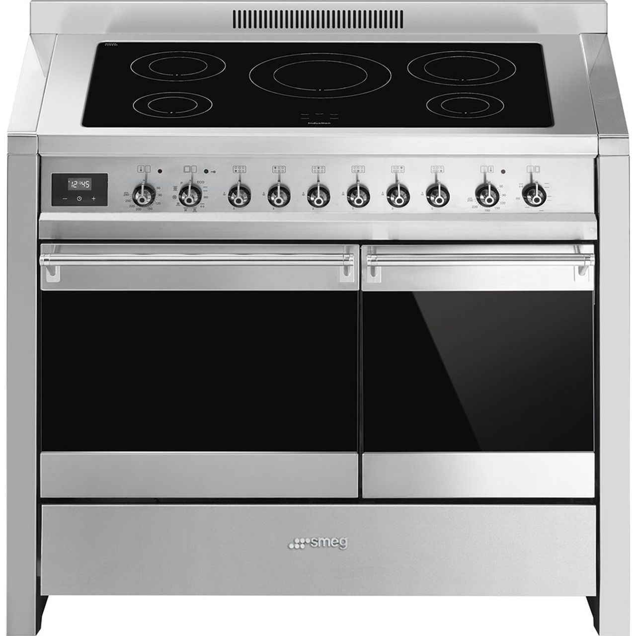 Smeg Opera A2PYID-81 100cm wide Electric Range Cooker with Induction Hob and Pyrolytic Cleaning - Stainless Steel