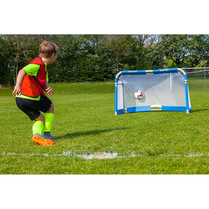 Samba Sports 5ft x 3ft Folding Aluminium Goal - 2 Pack