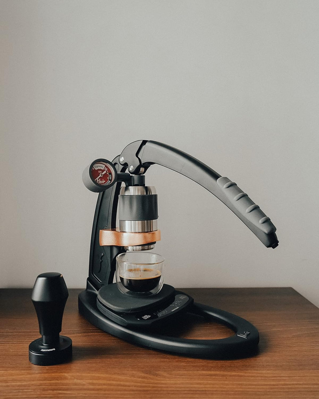 Normcore 45.5mm Coffee Tamper - Spring-Loaded Tamper – Barista Tools - Espresso Tamper with Mat Fits Flair Pro and Pro 2 – Flat Base…