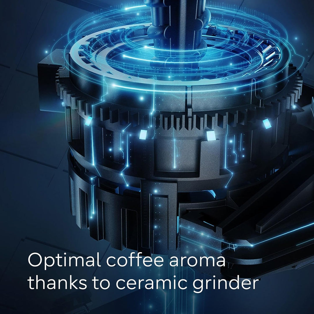 SIEMENS EQ700 Fully Automatic Bean to Cup Coffee Machine, 5" Touch Screen Display, Cold Brew/Slow Brew, Integrated Milk Container, 30+ Coffee Beverages, Home Connect, TQ713GB3